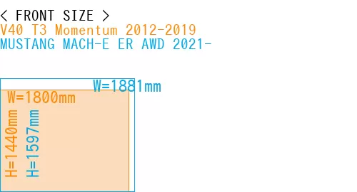 #V40 T3 Momentum 2012-2019 + MUSTANG MACH-E ER AWD 2021-